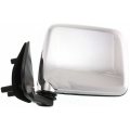 Driver Side Door Mirror For Nissan D21 1986 To 1994 Manual Folding Chrome Replacement 9630211g7a Ni1320109 
