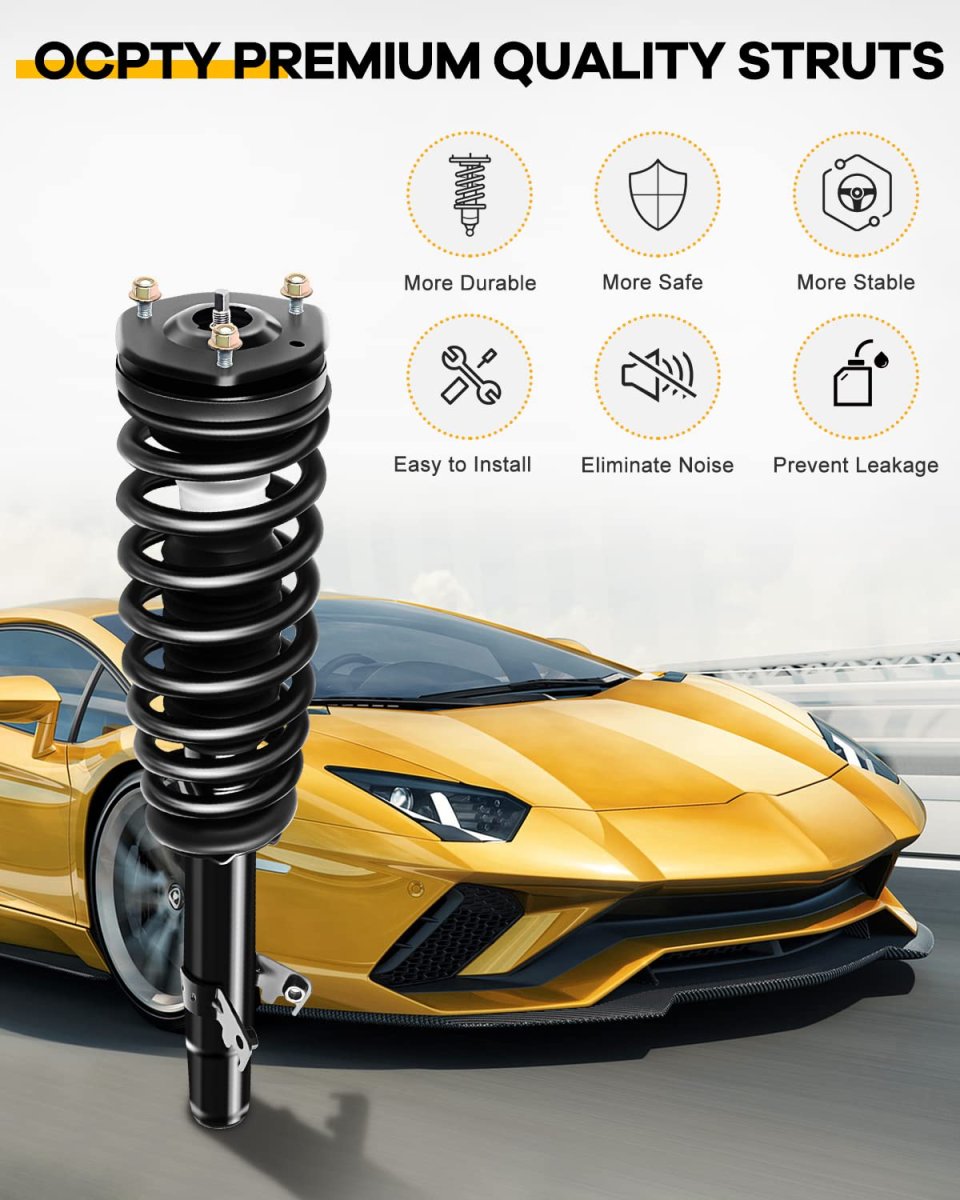 Front Complete Struts Assembly Shock Absorbers With Coil Spring For Ford Fusion And Mercury Milan 2006 2007 2008 2009 Fits 3 0l