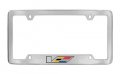 Cadillac V-series Chrome Plated Metal Bottom Engraved License Plate Frame Holder 