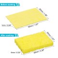 Soldering Iron Tip Cleaning Pads 1 97 In X 38 High Temperature Special Yellow Sponges For Welding And Pcb 15 Piece Set