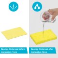 Soldering Iron Tip Cleaning Pads 1 97 In X 38 High Temperature Special Yellow Sponges For Welding And Pcb 15 Piece Set