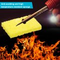Soldering Iron Tip Cleaning Pads 1 97 In X 38 High Temperature Special Yellow Sponges For Welding And Pcb 15 Piece Set