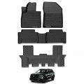 All Weather Floor Mats For Kia Sorento Gas Only 2021 2026 6 7 Seats Custom Fit Waterproof Non Slip Tpe Liners Black 1st 2nd And 