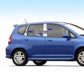 For 2001-2008 Honda Fit 6 Pc Stainless Steel Chrome Pillar Post Trim 