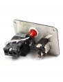 Uxcell Car 12v Ignition Switch Panel Engine Start Push Button Red Led Toggle