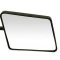 Passenger Side View Mirror For Gmc S15 1990 Black Plastic Housing Manual Adjustment Convex Clear Glass 15642572