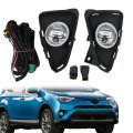 1 Pair Front Fog Lights Replacement For Toyota Rav4 2016 2017 2018 W Switch Kit Left And Right Side 8122002160 8121002160 