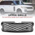 Topteng Upper Grille Fit For Land Rover Range Vogue L405 2013 2014 2015 2016 2017 With Green Badge