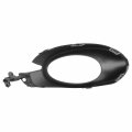 Ho1038123 Front Fog Light Bezel Compatible With Honda Civic 2014-2015 Driver Left Side Smooth Black