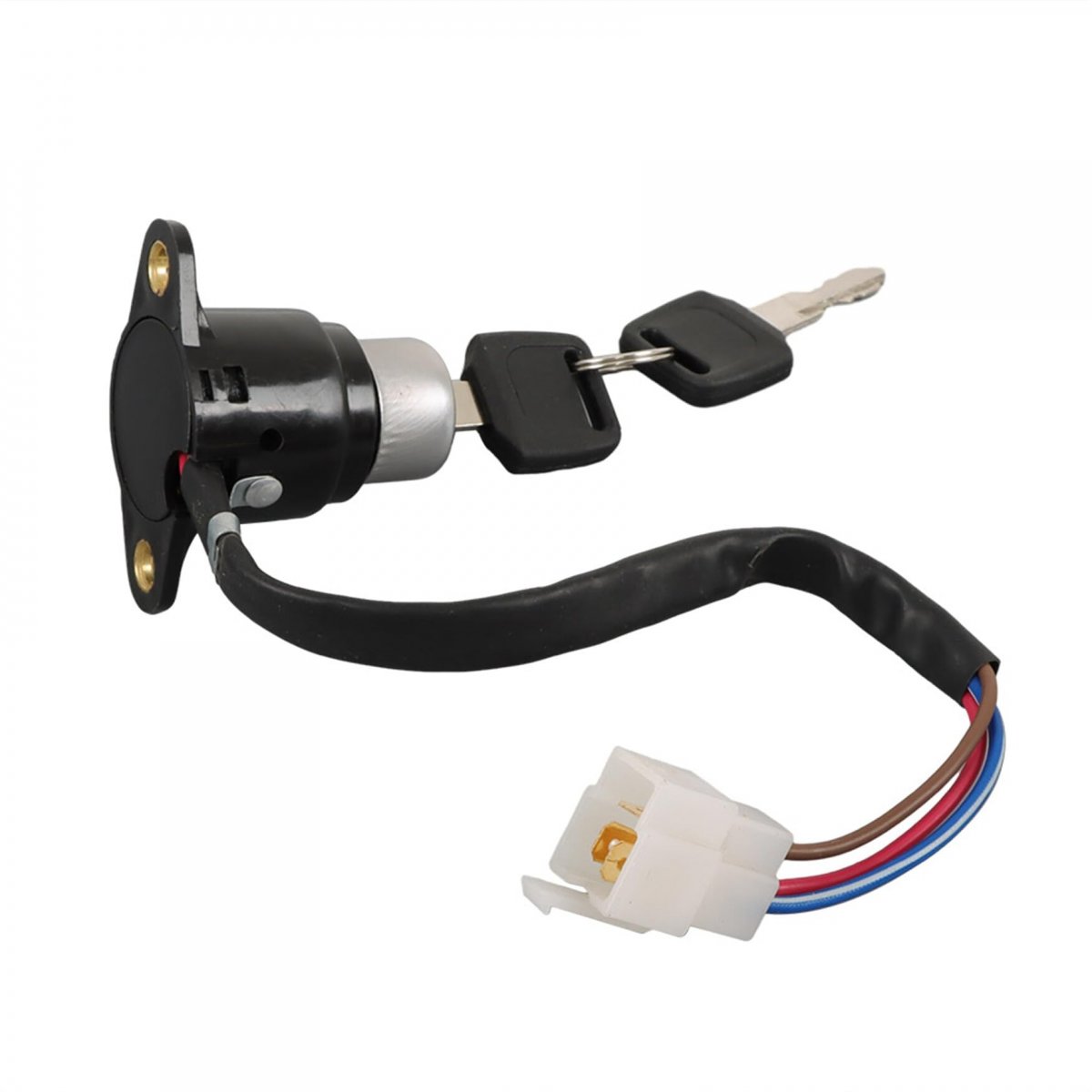 Ignition Key Switch With 2 Keys Replacement For Honda Vt1100c 2001 To 2007 Part Number 35100-mck-a00