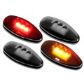 Dna Motoring Fendl-cs99-sm Full Kit Dually Bed Fender Led Side Marker Light 