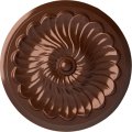 Ekena Millwork Cm12flcps Flower Spiral Ceiling Medallio 1 4 Od X 2 1 P Fits Canopies Up To 2 Hand-painted Copper Penny 