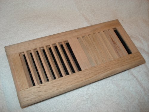 Air Diffuser Vent Register Wall Or Floor Unfinished Oak 2 X12
