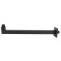 G1 2in Thread Less Steel Wall Mounted Extension Arm Shower Holder F-y202 Square-black 