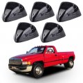 5pcs Smoke Cab Marker Lights Led Roof Running Light Lens Assembly For 1994 1995 1996 1997 1998 Dodge Ram 1500 2500 3500 Top