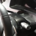 Steering Wheel Base Upper Trim Cover Compatible With Corvette C8 Stingray 2020-2023 Abs 1pcs C8 Interior Accessories Abs Carbon
