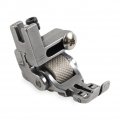 Newsmarts T3 Zipper Roller Adjustable Presser Foot Left Right Silver Steel For Siruba Juki Union Singer Lockstitch Industrial