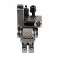 Newsmarts T3 Zipper Roller Adjustable Presser Foot Left Right Silver Steel For Siruba Juki Union Singer Lockstitch Industrial