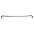 Carpartsdepot Front Hood Panel Molding Trim Chrome Plastic For 2007-2011 Chevy Aveo Ls Lt Fits 96649250 Gm1235108 