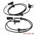 A-premium Front Left And Right Abs Wheel Speed Sensor Compatible With Volvo Models S60 2001-2009 S80 2001-2006 V70 2001-2007