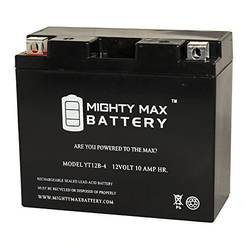 Yt12b-4 Sla 12v 10ah Battery For 2004-2005 Kawasaki Zx1000 Ninja Zx Mighty Max Brand Product