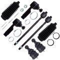 8pc Set Front Suspension Kit Fit 1996-1999 For Infiniti I30 1995-1999 Nissan Maxima Inner Outer Tie Rod End Lower Ball Joint
