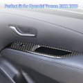 Yofamo For Tucson 2022 2023 Window Switch Button Shift Panel Trim Cover Sticker Abs Carbon Fiber Grain Decor Hyundai Interior