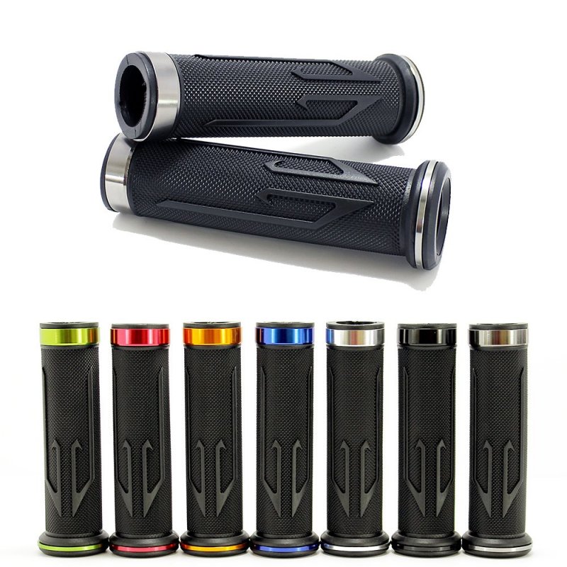 Universal Motorcycle Arrow Rubber Gel Hand Grips For 7 8 22mm Handlebar Sports Bike Chopper Cruiser