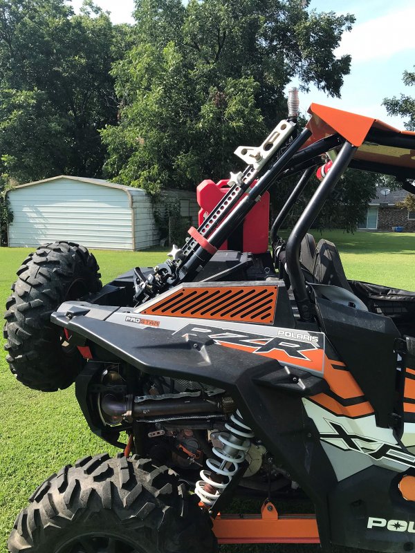 Axiom Side By Polaris Rzr Xp Turbo Intake Cover Gloss White
