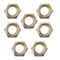 Prevailing Torque Lock Nuts M8-1 25 Steel Yellow Zinc Finish Coarse Thread Clockwise Right Hand Class 10 9 7 Pieces 