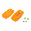 Uxcell Inline Cord Switch Ac 250v 6a On-off Dpst Control Feed-through Rocker For Bedroom Table Lamp Desk Light Orange