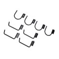 Fydun 8pcs Heavy Duty E Track J Hook Multifunctional Steel Shovel Hanger For Trucks Trailers