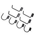 Fydun 8pcs Heavy Duty E Track J Hook Multifunctional Steel Shovel Hanger For Trucks Trailers