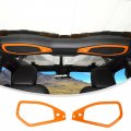 Linskip Overhead Audio Speaker Cover Trim For 2024 Jeep Wrangler Jl 4xe Gladiator Jt Sport Rubicon Sahara Willys Mojave Roof 