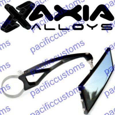 Axia Alloys 9 Inch Panoramic Rear View Mirror Black Billet Aluminum Clamp On 6 Long Arm Dune Buggy Sand Rail