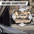 Passenger Right Side Rear View Mirror Manual Folding Adjust Compatible With Ford F150 04-14 Texture Black