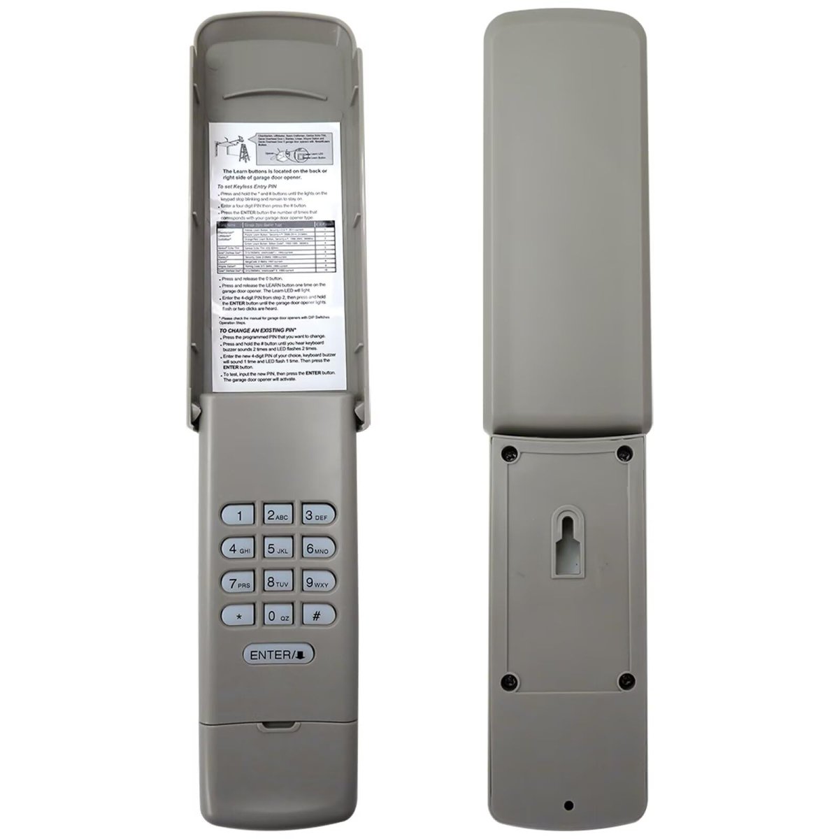 Garage Door Opener Keypad Remote Fit For Chamberlain Yellow Learn Pd220 Pd222 Pd612ev Pd752kev Pd762ev Wd832kev Wd930ev