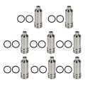 8 X Injector Cup And O-rings Replacement For Gm 6 6l Duramax 2001-2004 Chevy 2500 3500