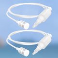 Favomoto 2pcs Hand Siphon Pump Oil Fuel Pipe Manual Water Syphon Multi-purpose Tool Aquariums Pumping Unit Anti-blocking Fish