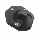 Finmokal Side Stand Extension Kickstand Enlarger Plate For Yamaha Tenere 700 2019-2020 Black Silver
