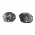 Finmokal Side Stand Extension Kickstand Enlarger Plate For Yamaha Tenere 700 2019-2020 Black Silver