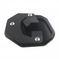 Finmokal Side Stand Extension Kickstand Enlarger Plate For Yamaha Tenere 700 2019-2020 Black Silver