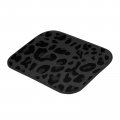 Yewattles Black Leopard Non Slip Car Floor Mats For Suv Truck Sedan Van All Weather Protector Feet Front Rear Liners Carpet 4