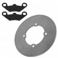 Caltric Brake Disc With Pads Front Left Or Right Compatible Polaris Trailboss 250 1993