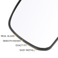 Car Rearview Left Driver Side Heated Mirror Glass Replacement With Backing Plate For Nissan Tiida 2007-2012
