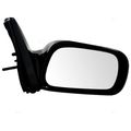 03-06 Matrix Manual Side View Door Mirror Black Assembly Passenger Right Rh 