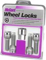 28020 Chrome Bolt Style Radius Seat Lock Set M14 X 5 Thread Size 4 Locks And 1 Key Alloy Steel Hexagon Bolts 