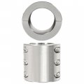 Kuafu Split Collar Tube Clamp Compatible With 1-5 8a Od Steel Weldable Bolt On Roll Bar Clamps Cage Mounts -2 Pcs