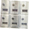 Housoutil 5pcs Mailbox Lock Cabinet Drawers Cylinder Cams Key Deadbolt Showcase Lock Safety Lock Zinc Alloy Shoe Chest Of
