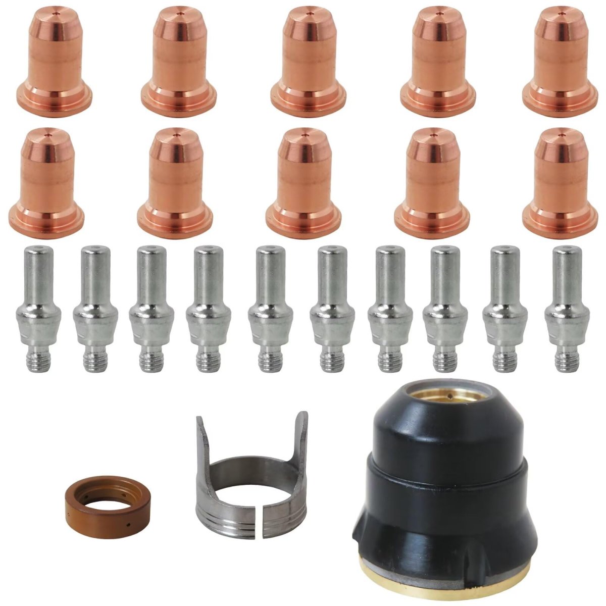 Ipt60 Plasma Consumables 23pcs 0 045 For Arccaptain Cut55 Non-hf Mp Cut60 Cutting Torch 50-60a
